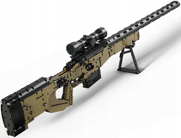 CADA KLOCKI STRZELAJĄCY KARABIN SNAJPERSKI 978 EL. AWP + NABOJE PIANKOWE