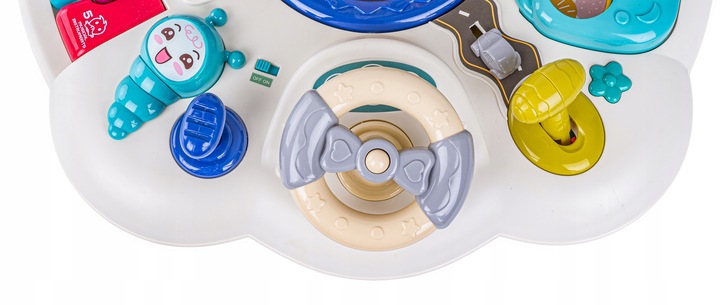 Edukacyjny Stolik Interaktywny Organki Cymbałki Melodie Zwierzątka Mikrofon