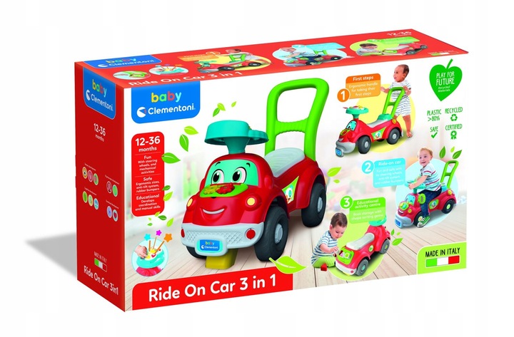 JEŹDZIK 3W1 PCHACZ CHODZIK AUTO AUTKO SAMOCHODZIK