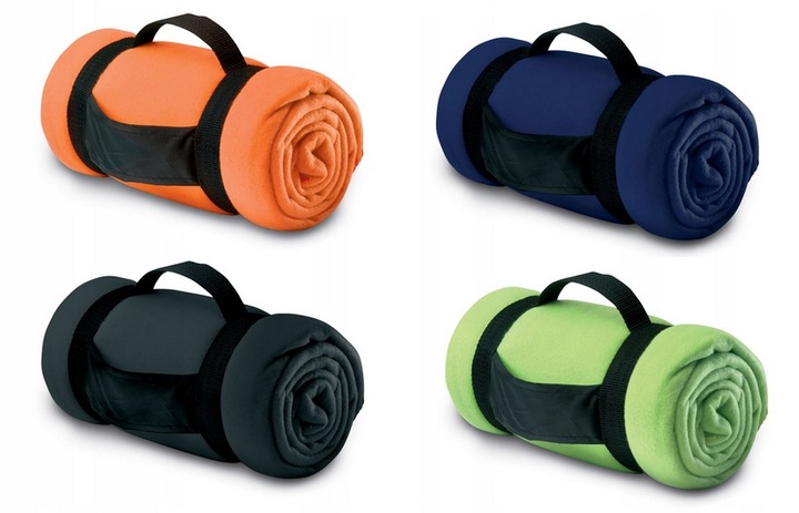 KOC POLAROWY 150x120 cm 180g/m2 piknik pomarańcz