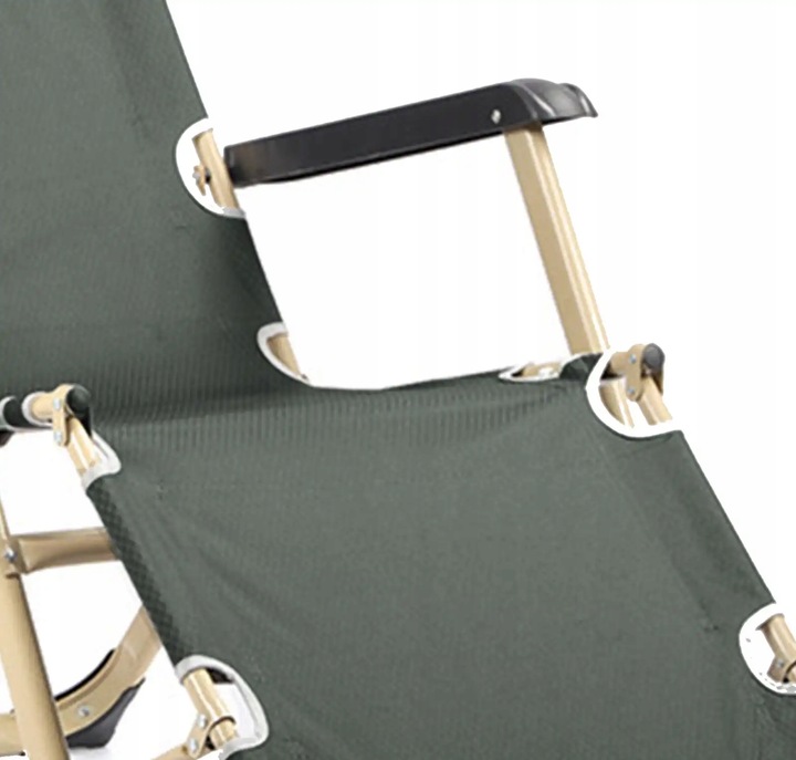 LEŻAK OGRODOWY szary regulowany LEŻAK TARASOWY na balkon ogród