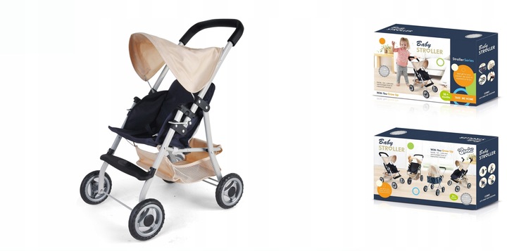 Wózek spacerówka dla lalki Super Lekki