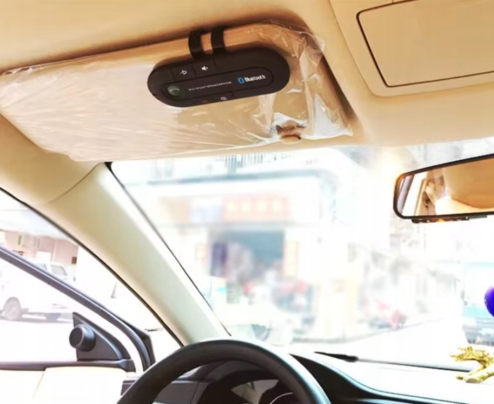 ZESTAW GŁOŚNOMÓWIĄCY BLUETOOTH DO SAMOCHODU V 5.0 Samochodowy na Słonecznik