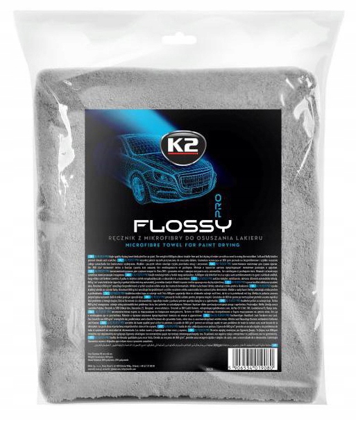 K2 PRO FLOSSY - RĘCZNIK Z MIKROFIBRY DO OSUSZANIA