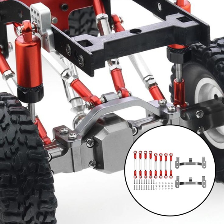 RC Car Pull Rod Base Drążek ściągający 1:12 dla MN D90 D91 MN99S Truck