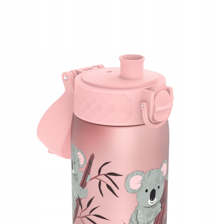 BIDON RÓŻOWY DZIECIĘCY MŁODZIEŻOWY SZKOŁA PRZEDSZKOLE MIŚ KOALA ION8 0,5 L