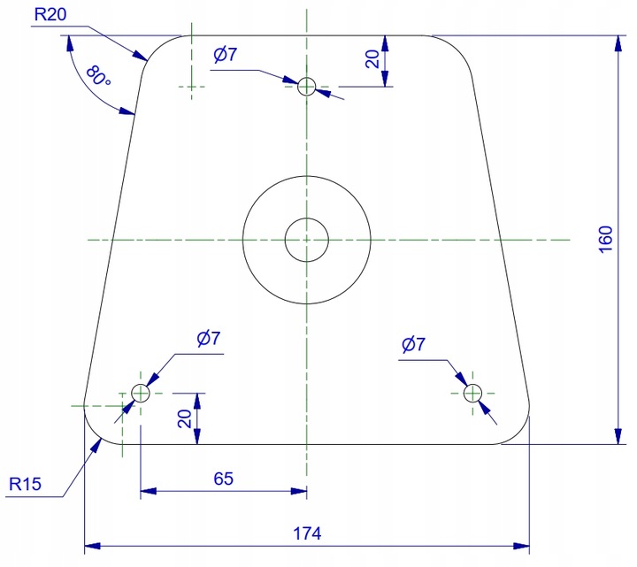 Uniwersalny uchwyt ścienny do platform rowerowych