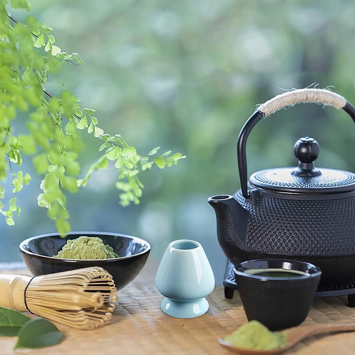 Zestaw Herbata Matcha Japońska Matchy - Miotełka Bambusowa Chasen Chashaku