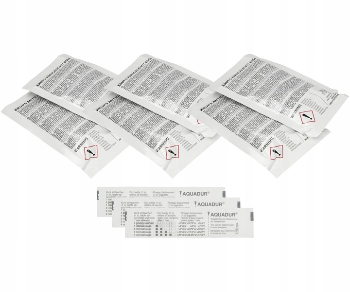 ZESTAW 3x Odkamieniacz Krups F054 40g ekspresów do kawy | Uniwersalny