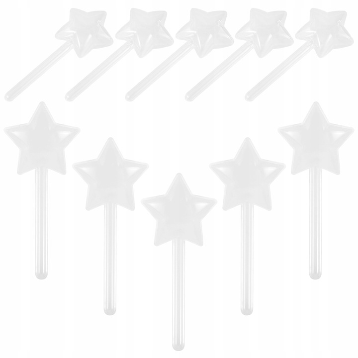 10 SZTUK POJEMNIKÓW NA CUKIERKI W KSZTAŁCIE GWIAZDY PUSTE PUDEŁKA NA