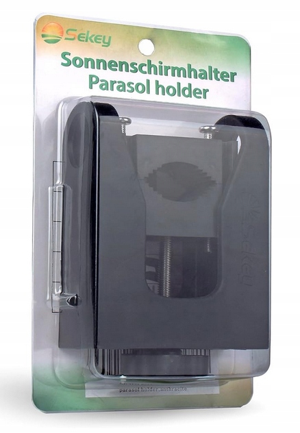 UCHWYT NA PARASOL PORĘCZ BALKON SEKEY DO OKRĄGŁYCH I KWADRATOWYCH BALUSTRAD