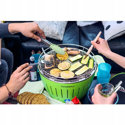 GRILL WĘGLOWY BEZDYMNY LOTUSGRILL PRZENOŚNY OGRODOWY STANDARD PLUS TORBA