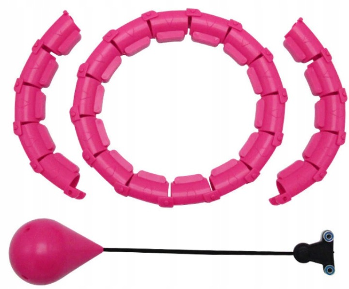 HULA HOP Z OBCIĄŻENIEM Odchudzające z Obciążnikiem Smart Wypustki HULAHOP