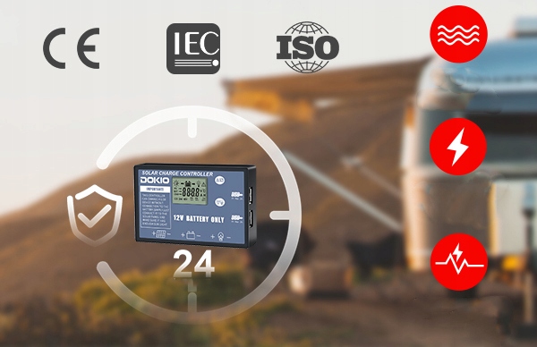 Przenośny składany panel słoneczny DOKIO 110w 18V - Oficjalny sklep DOKIO