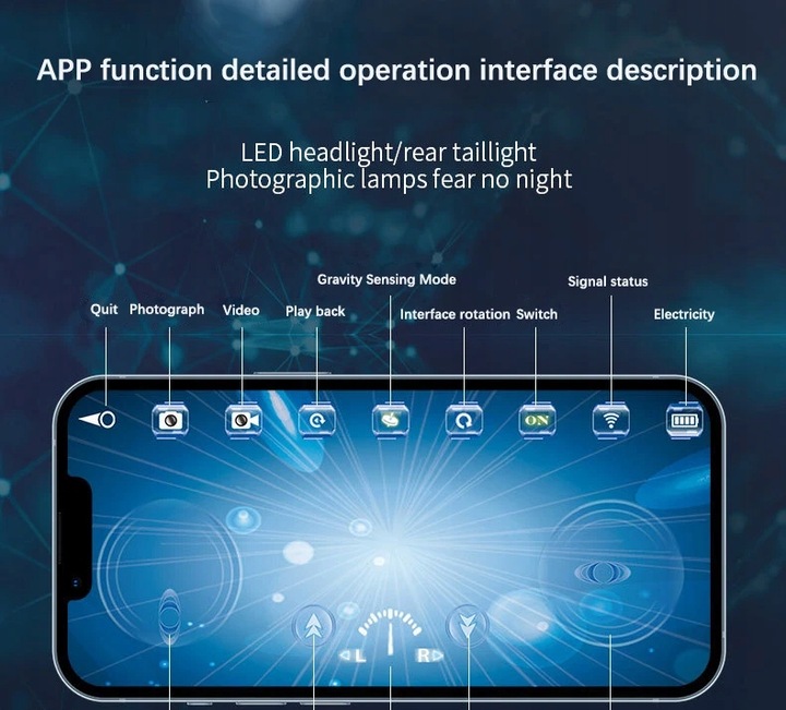 Zdalnie sterowana łódź RC Łódź z podwodną kamerą Led Lights Prezenty Basen