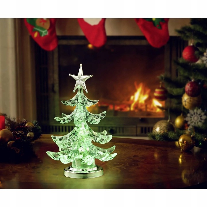 Choinka USB na biurko RGB DEKORACJA Ozdoby świąteczne figurka LED