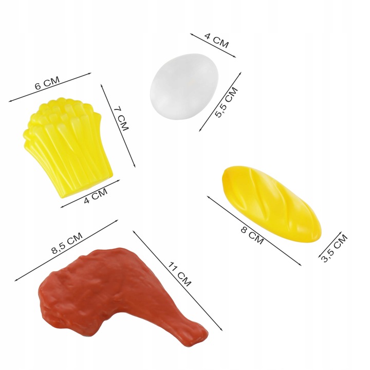 WARZYWA OWOCE PRODUKTY SPOŻYWCE DO KUCHNI DLA DZIECI PLASTIKOWE 120 el.