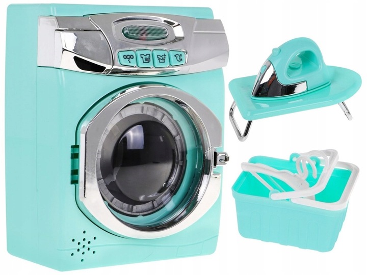 interaktywny zestaw sprzątający AGD dla dzieci PRALKA + DESKA + ŻELAZKO