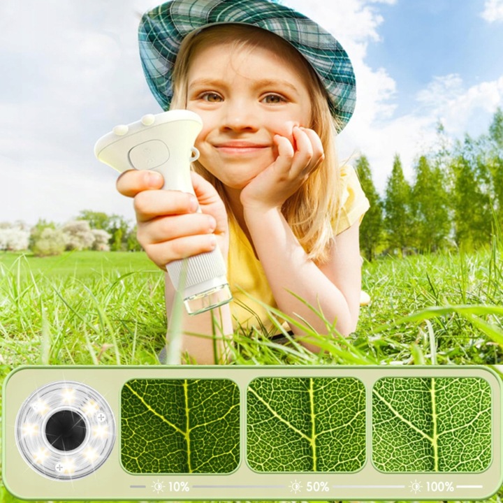 MIKROSKOP CYFROWY KIESZONKOWY OPTYCZNY EKRAN LCD LED ZESTAW Z KAMERA 1000X