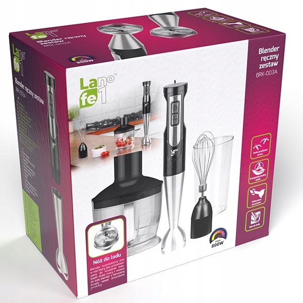 BLENDER RĘCZNY WIELOFUNKCYJNY MIKSER MOCNY TURBO