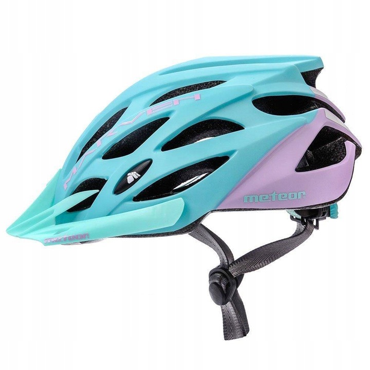 Kask rowerowy z daszkiem lekki regulowany na rower Meteor Marven S 52-56 cm