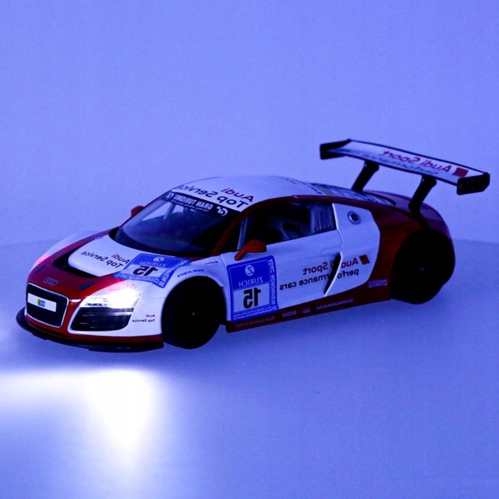 AUTO ZDALNIE STEROWANE AUDI R8 LMS PERFORMANCE WYŚCIGOWY 1:14 NA PILOTA R/C