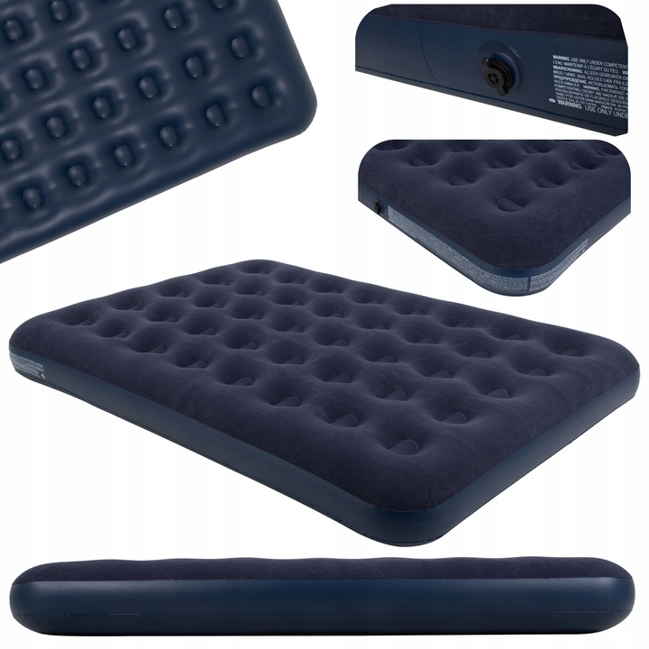 MATERAC DMUCHANY DWUOSOBOWY AVENLI 191x137x22 CM SOLIDNY WYGODNY