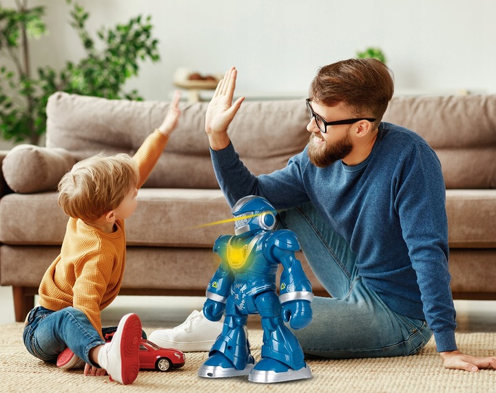 ROBOT ZDALNIE STEROWANY NA PILOTA INTERAKTYWNY TAŃCZY CHODZI ŚPIEWA MUZYKA