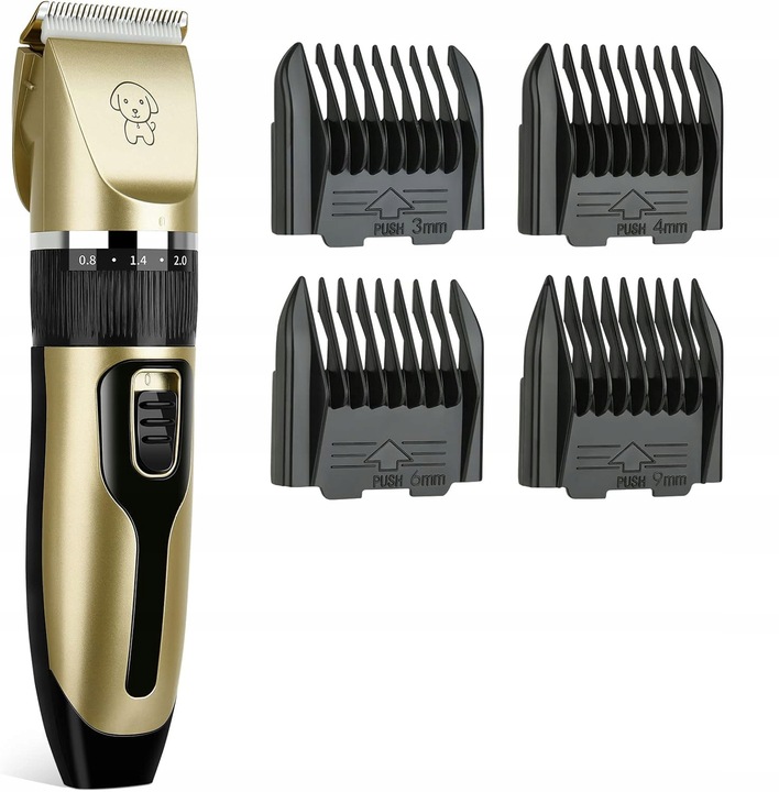 Maszynka Do Strzyżenia Psa Psów Kotów Zwierząt Golarka Zestaw Cicha