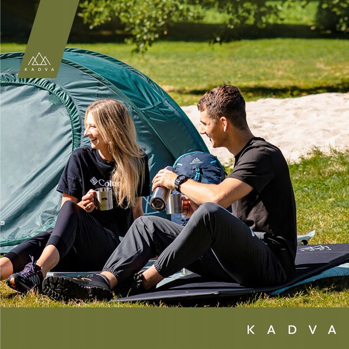 Mata samopompująca KADVA Aero czarnyOS TURYSTYCZNA WYSOKA JAKOŚĆ MATERIAŁU!