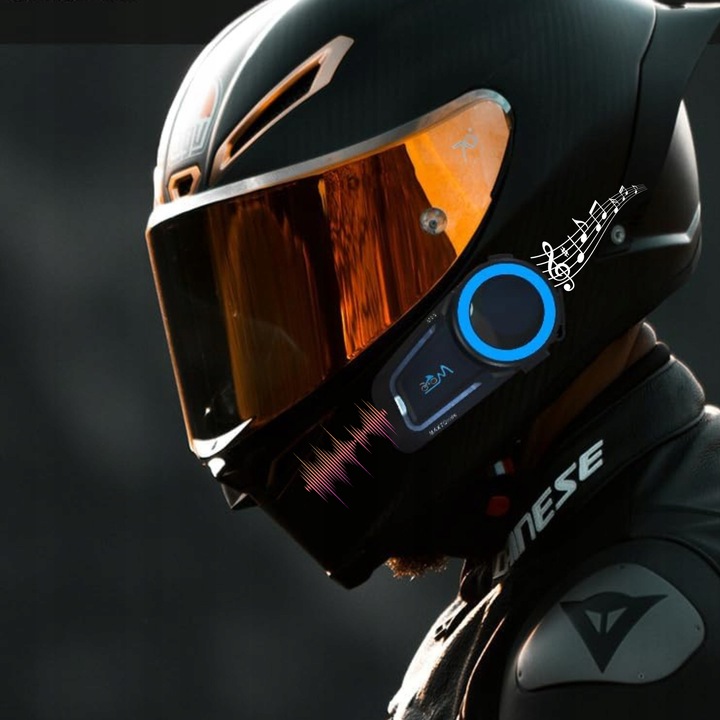 INTERKOM MOTOCYKLOWY MaxTo M6S MESH SYSTEM DO 8 MOTOCYKLISTÓW PO POLSKU