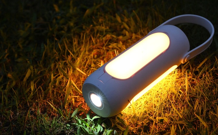 OŚWIETLENIE KEMPINGOWE LED MOŻLIWOŚĆ ŁADOWANIA 10000MAH 720LM LATARKI BIAŁY