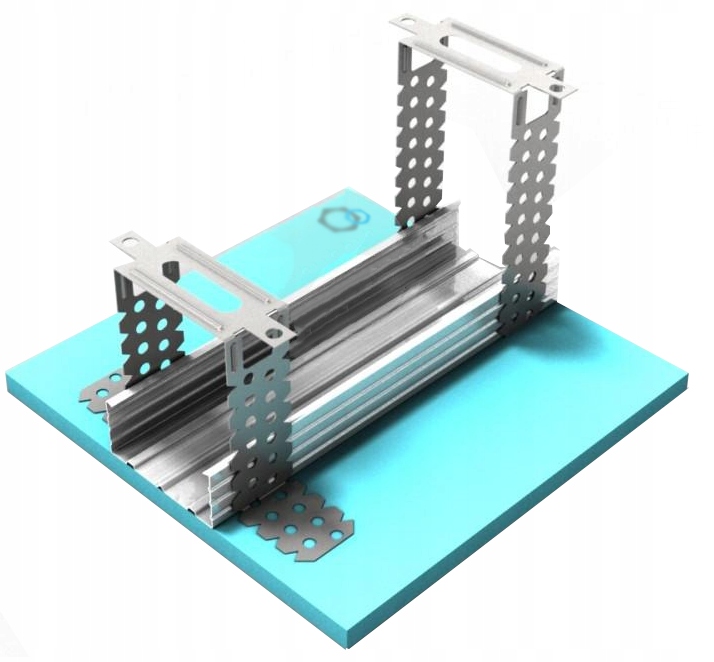 WIESZAK PŁASKI ES 60/125 OCYNK MALOWANY DO PŁYT GK PROFILI CD60 100sztuk