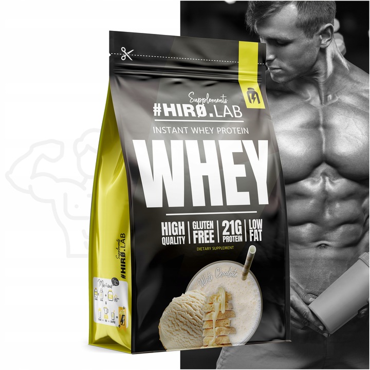 Białko koncentrat serwatkowe WPC 750 g Instant Whey Biała Czekolada hiro