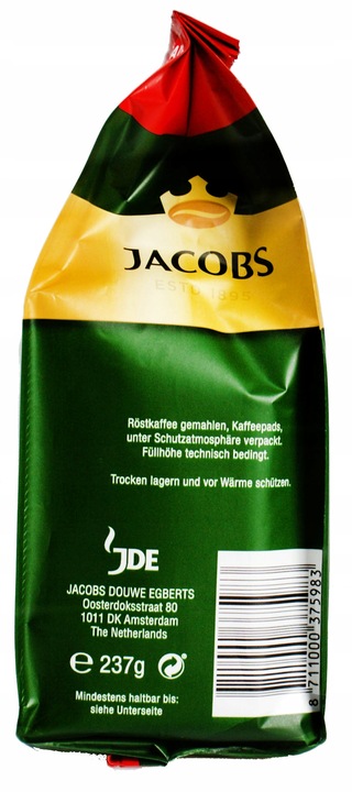 Kawa do SENSEO Jacobs Kronung Crema 5x36 pads