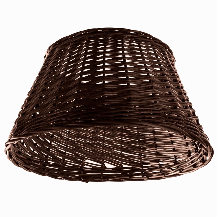 OSŁONA WIKLINOWA NA STOJAK POD CHOINKĘ 45 cm OSŁONKA KOSZ STOJAKA BRĄZOWY