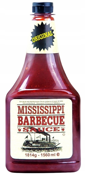 SOS BBQ MISSISSIPPI BARBECUE ORIGINAL 1814 g/1560 ml
