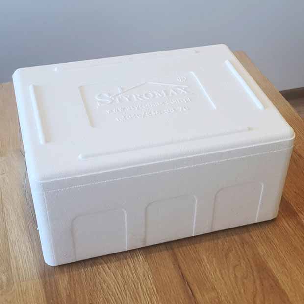 STYROBOX 10,6L pojemnik izotermiczny LODÓWKA PUDEŁKO