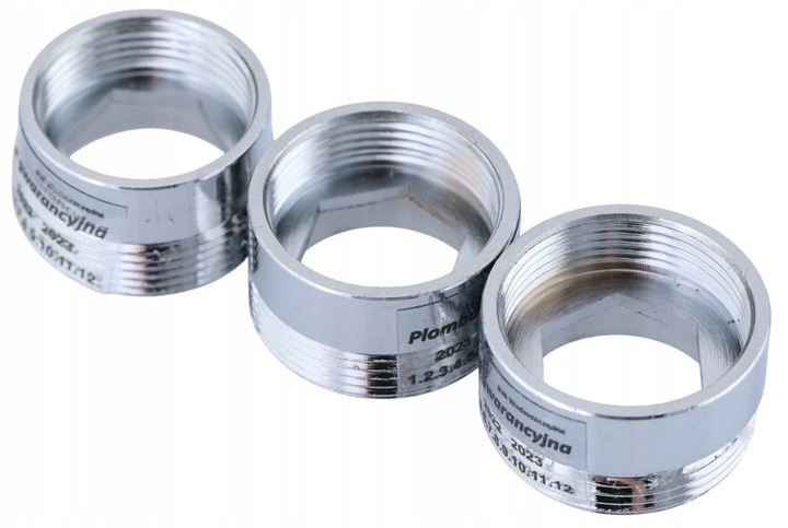 Zestaw redukcja perlatora z M18 M19 M20 GW na M22 GZ 3 sztuki