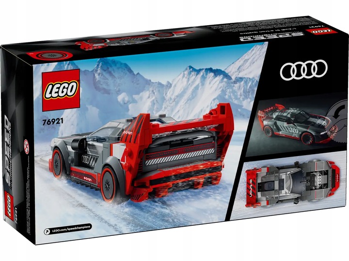 LEGO Speed Champions 76921 Samochód Wyścigowy Audi S1 E-tron Quattro Auto