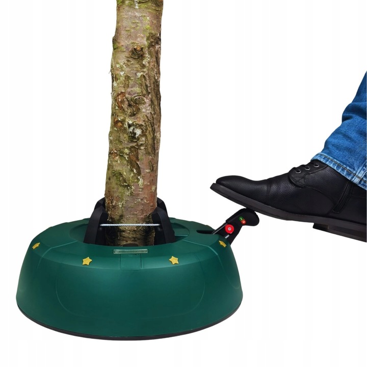 Stojak choinkowy SAMOZACISKOWY SELECT 3.5D Zielony NA ŻYWĄ CHOINKĘ DO 3,5 M