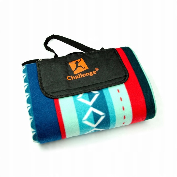 KOC PIKNIKOWY MAXI PLAŻOWY MATA IZOLACJA DUŻA Z UCHWYTEM XXL 2x2m Challenge