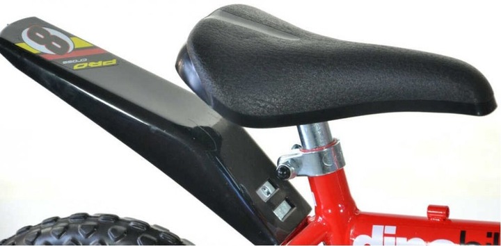 Rower dziecięcy Dino 123GLN czerwony 12"