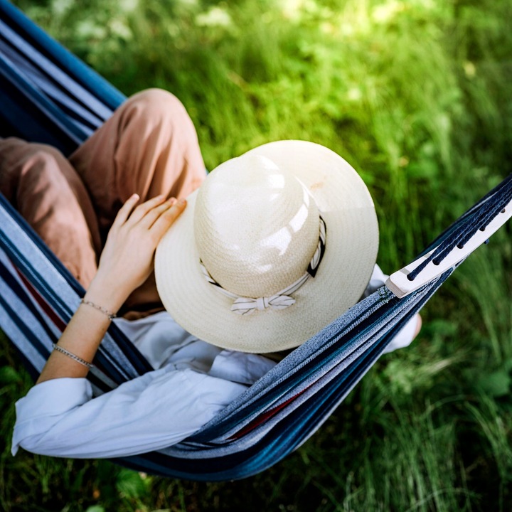 HAMAK Ogrodowy 2 Osobowy HUŚTAWKA XXL 200x150cm 2 Liny Pasy Haki Pokrowiec