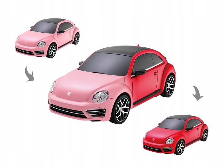VW Beetle UV R/C skala 1:24 Rastar 76200-4 samochód sterowany zmienia kolor