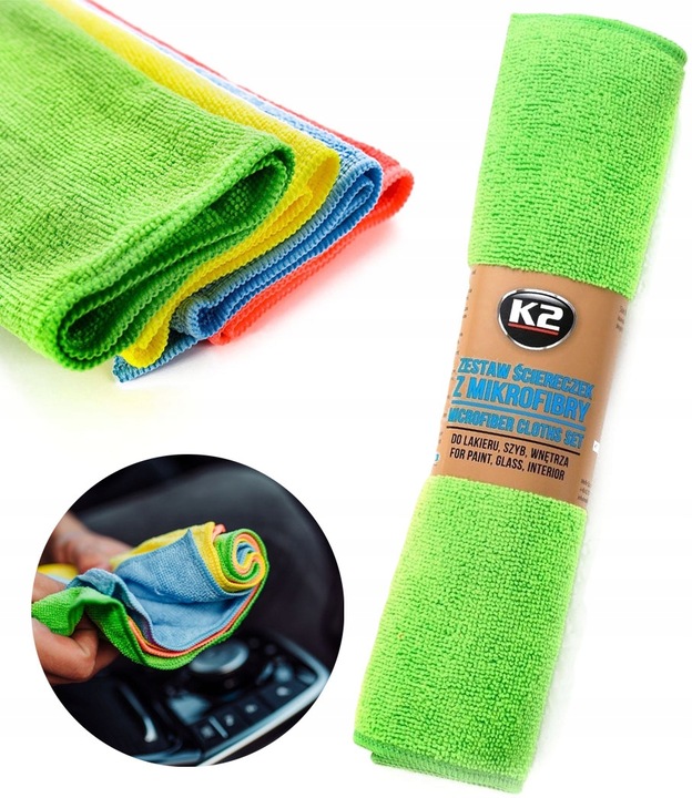 5X PĘDZLE PĘDZELKI DETAILINGOWE ZESTAW DO CZYSZCZENIA + ŚCIERECZKA ZESTAW