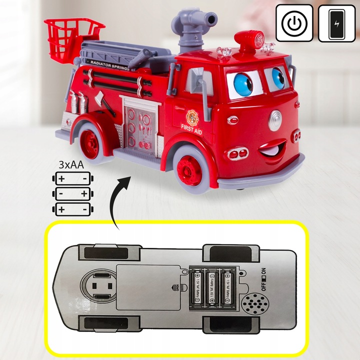 WÓZ STRAŻACKI NA BAŃKI MYDLANE STRAŻ POŻARNA EDEK AUTO DO BANIEK SAMOCHÓD