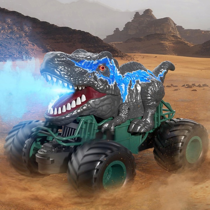 ZDALNIE STEROWANY SAMOCHÓD RC, SAMOCHÓD RC CAR MONSTER TRUCK DINOZAURY