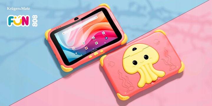 Tablet dla dzieci edukacyjny Kruger&Matz 8" FUN 808 3/32GB WiFi Android 13
