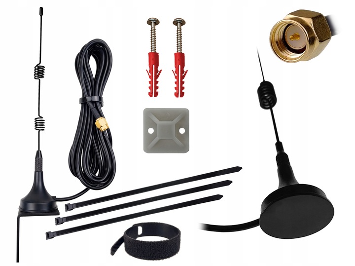 ANTENA DO BRAMY ZWIĘKSZAJĄCA ZASIĘG PILOTA 433MHZ UNIWERSALNA GARAŻU BRAM